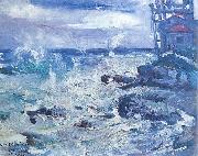 Lovis Corinth Sturm auf Cap Ampeglio oil on canvas